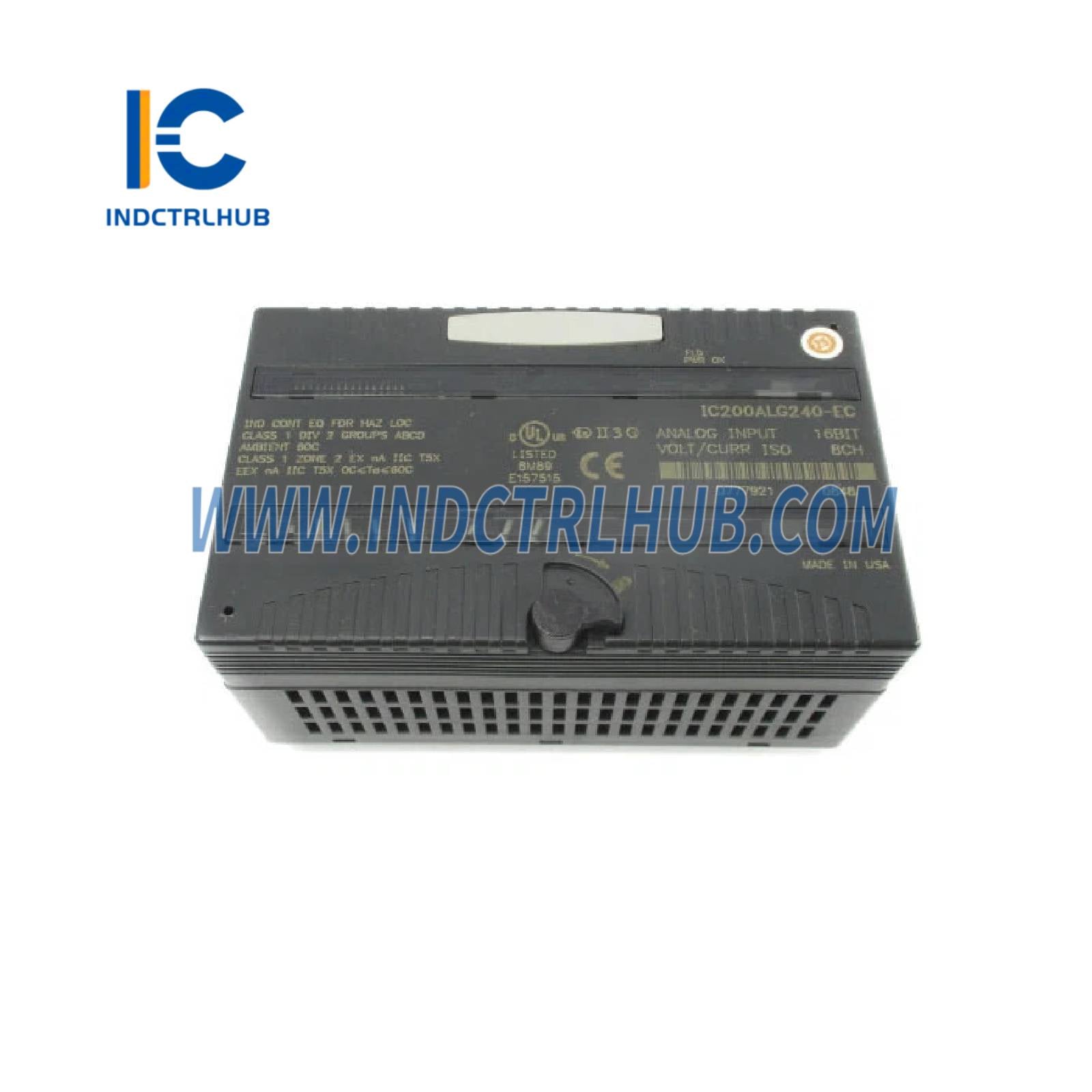 GE IC200ALG240-EC 8-Channel Analog Input Module - 8-Channel Analog Input Module
