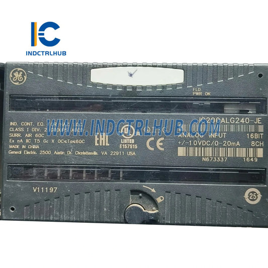 GE IC200ALG240-JE 8-kanalni modul za analogni ulaz