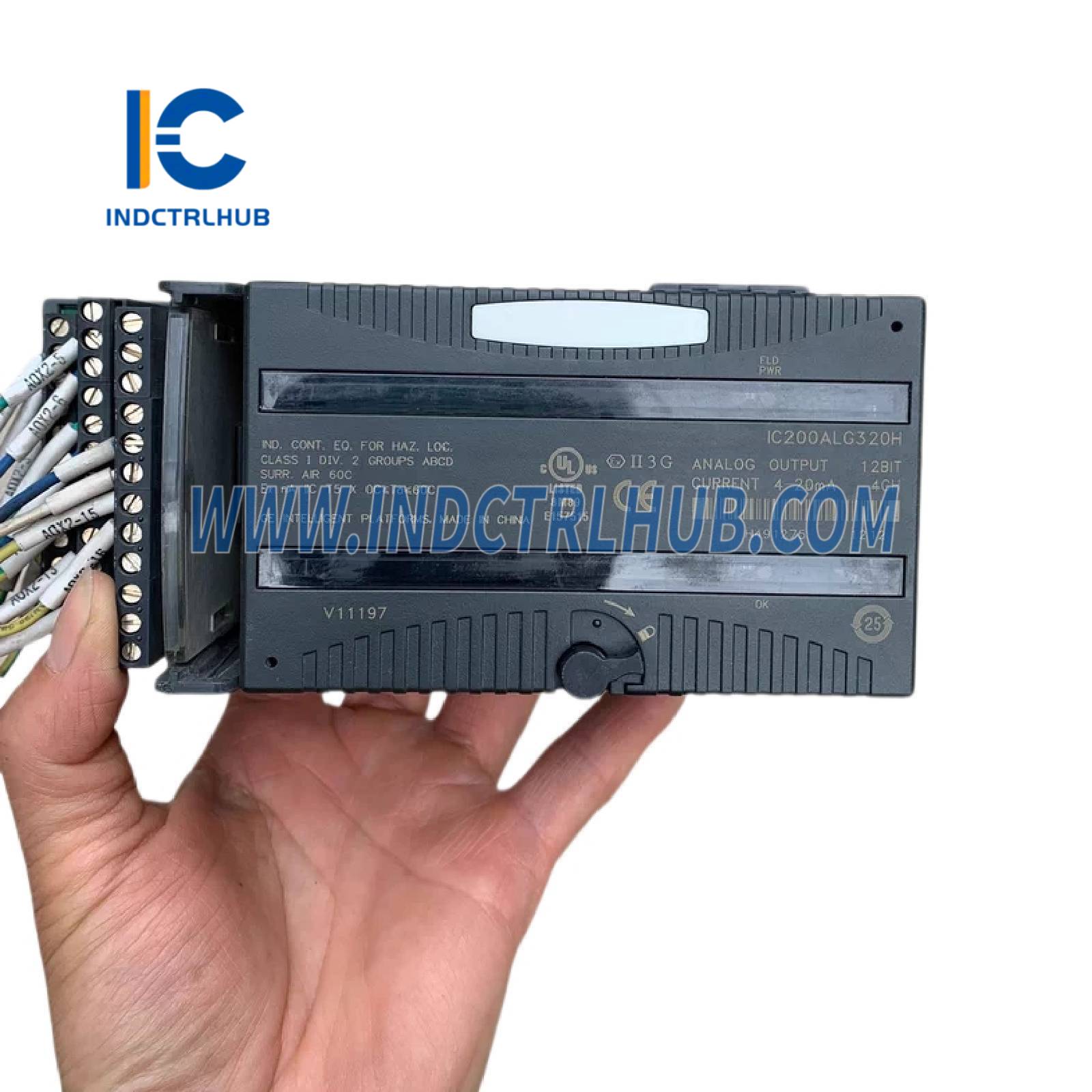 GE IC200ALG320H 4-Channel Analog Current Output Module - 4-Channel Analog Current Output Module