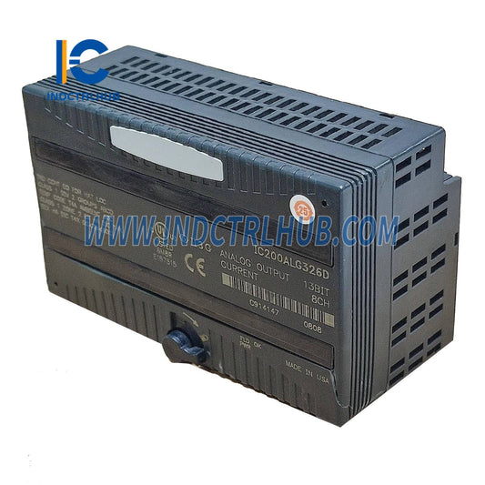 GE IC200ALG326-D 8-Channel Analog Current Output Module - 8-Channel Analog Current Output Module (4_20 mA Revision D)