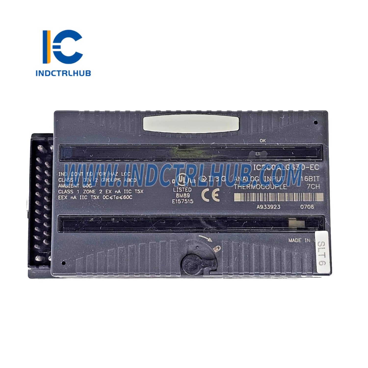 GE IC200ALG630-EC 16-Bit Thermocouple Analog Input Module - 16-Bit Thermocouple Analog Input Module