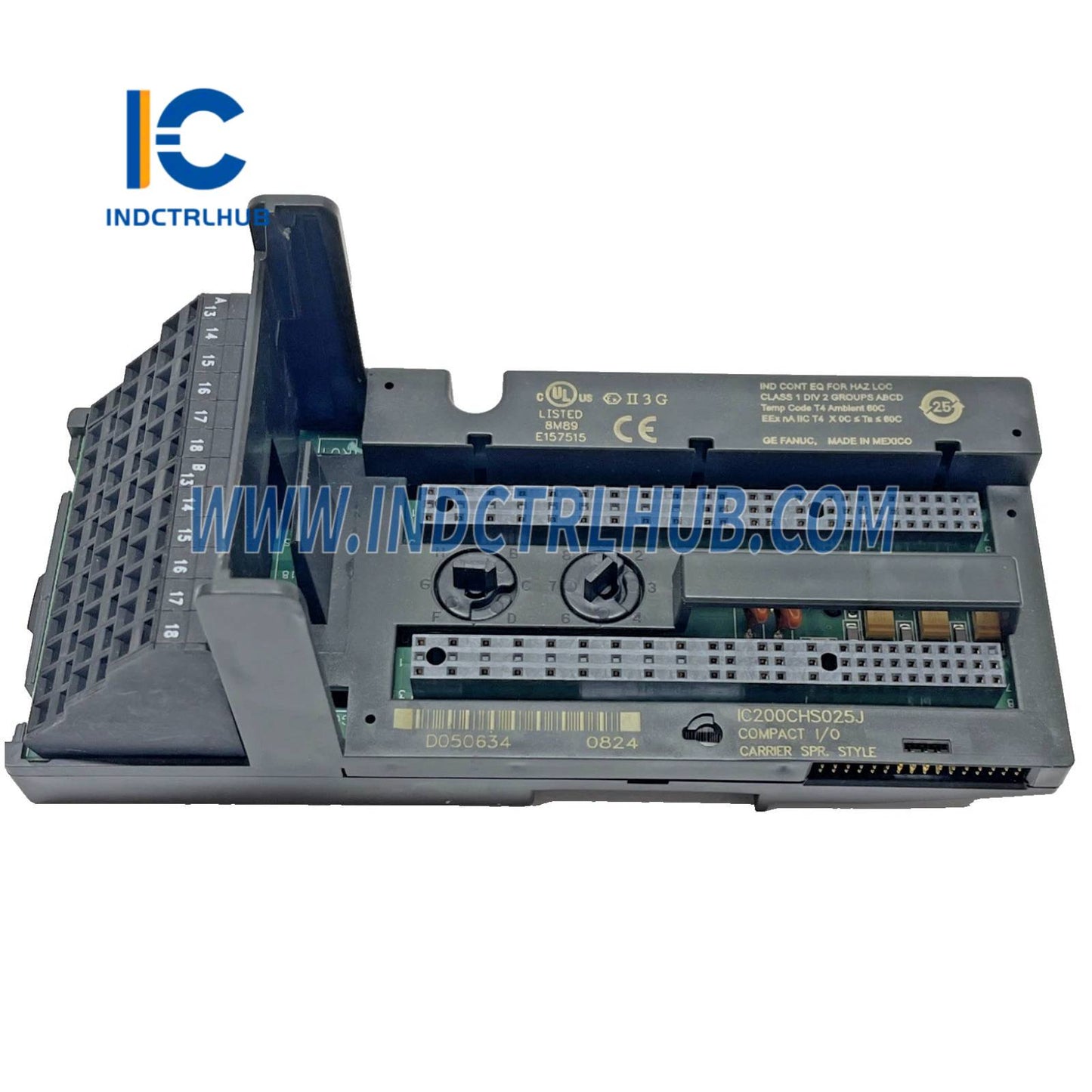 GE IC200CHS025 Compact Spring-Style I/O Carrier Module - Compact Spring-Style I/O Carrier Module