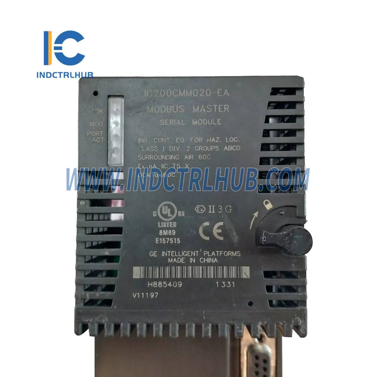 GE IC200CMM020 Modbus RTU Master Serial Communications Module