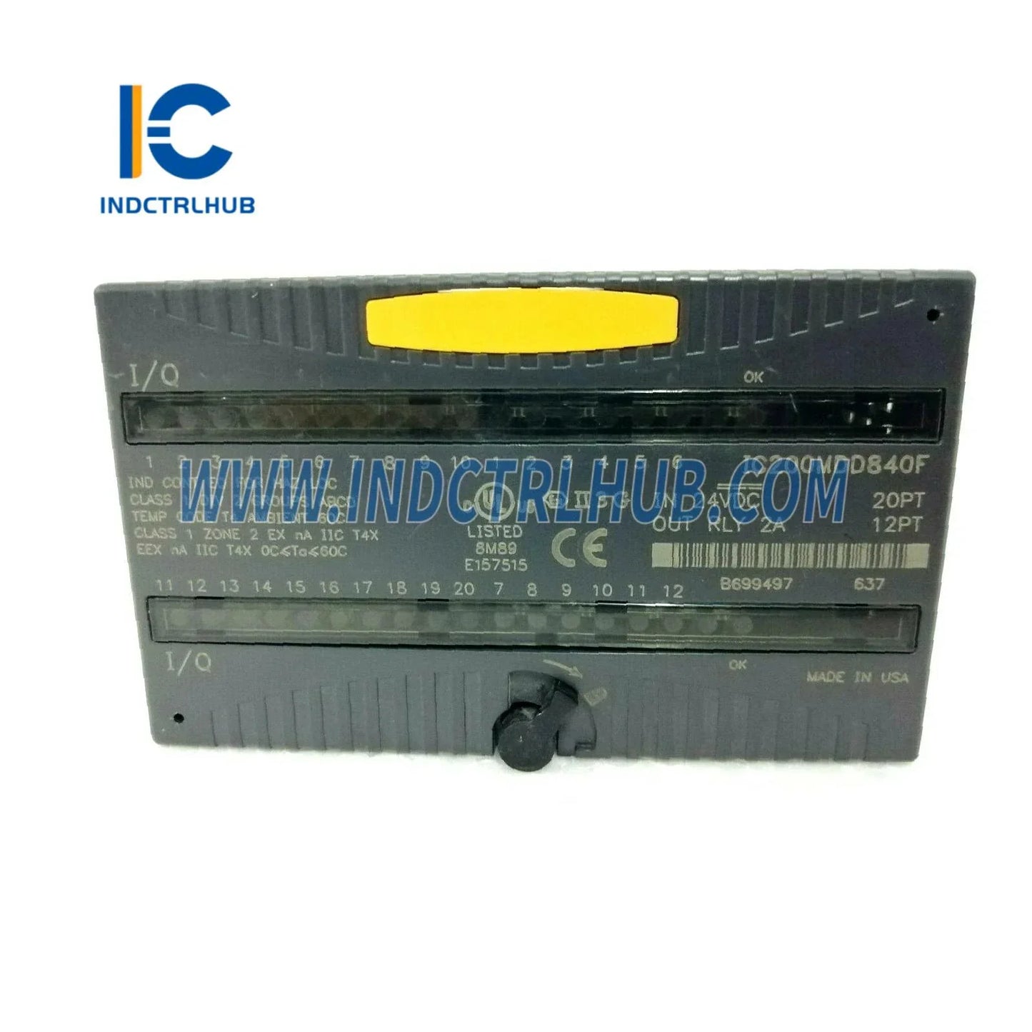 General Electric GE Fanuc IC200MDD840 VersaMax Mixed I/O Module 20-Pt DC In 12-Pt Relay Out New Original Ready to ship