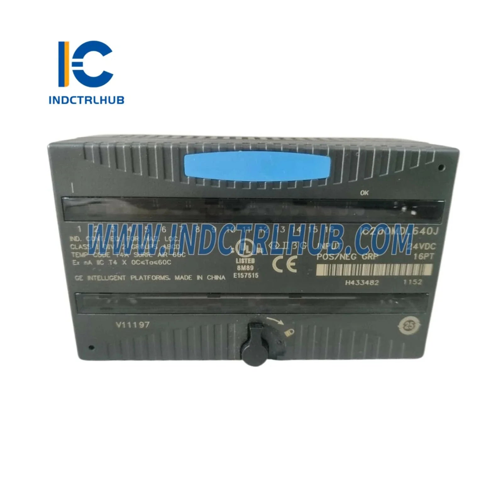General Electric GE Fanuc IC200MDL640J VersaMax 24VDC 16-Point Discrete Input Module New Original Ready to ship