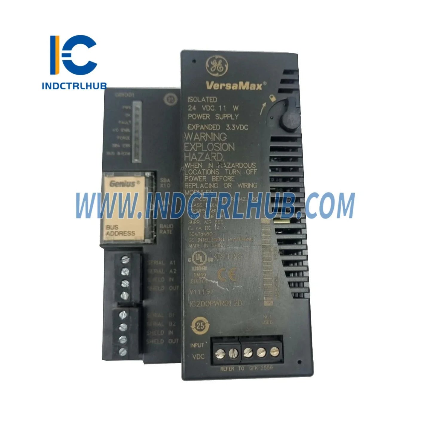 General Electric GE Fanuc IC200PWR012 VersaMax Power Supply 120/240VAC to 5VDC New Original Ready to ship