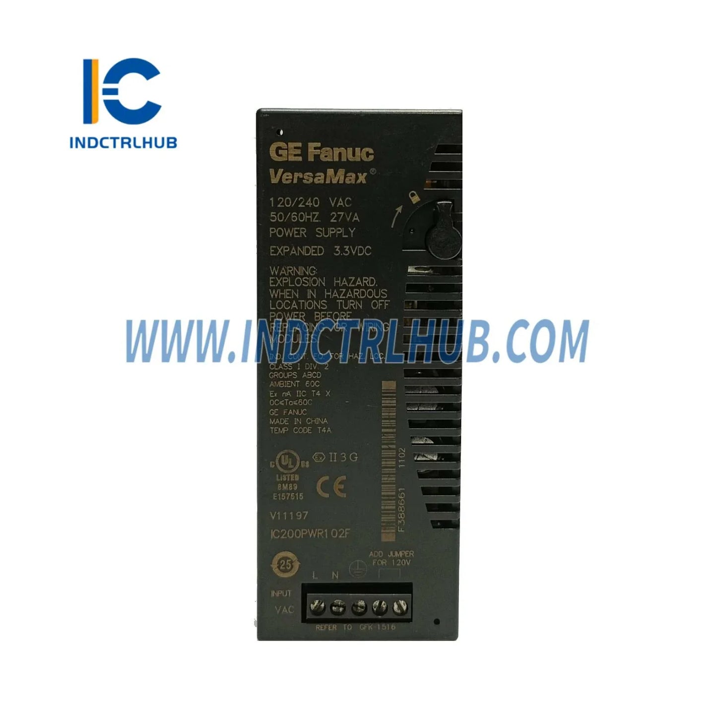 General Electric GE Fanuc IC200PWR102F VersaMax Power Supply 120/240VAC Expanded New Original Ready to ship