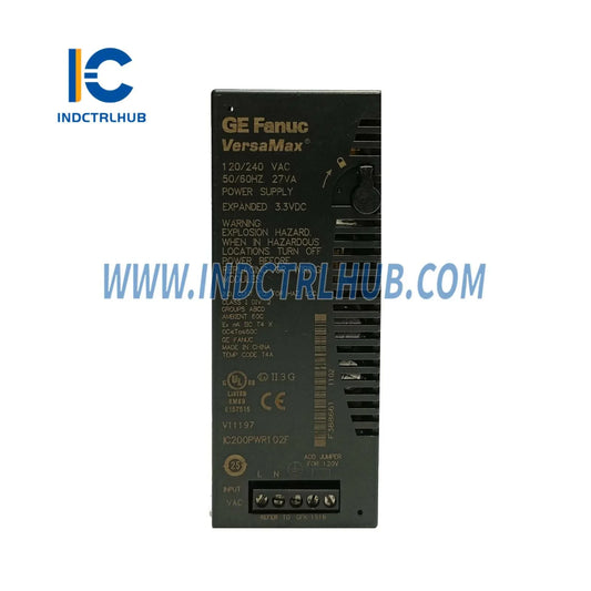 General Electric GE Fanuc IC200PWR102F VersaMax Power Supply 120/240VAC Expanded New Original Ready to ship