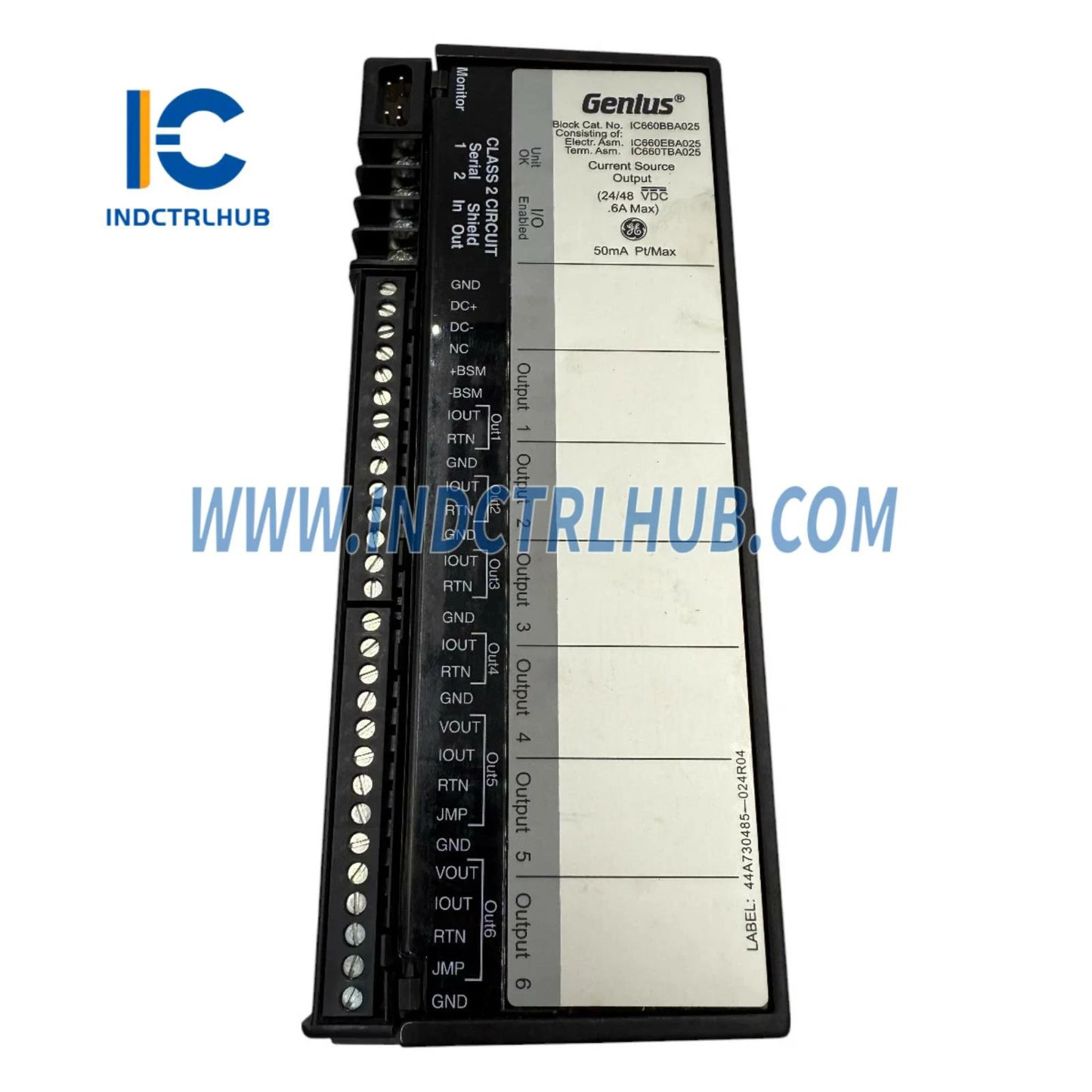 GE IC660BBA025 Genius I/O Block