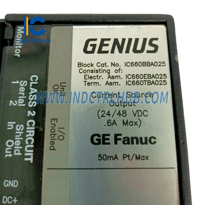 GE IC660BBA025 Genius I/O Block