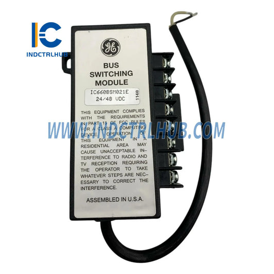 General Electric GE Fanuc IC660BSM021 Genius I/O Block Bus Switching Module 120/240VAC New Original Ready to ship