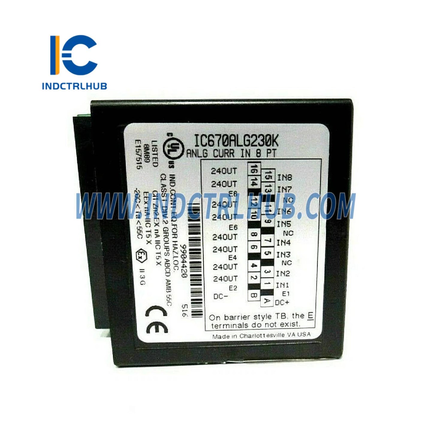 GE IC670ALG230K Analog Input Module