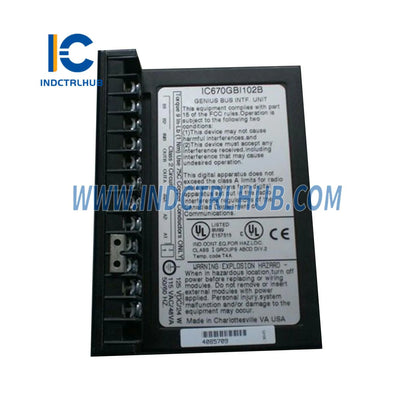 General Electric GE Fanuc IC670GBI102 Field Control Genius Bus Interface NIU Enhanced New Original Ready to ship