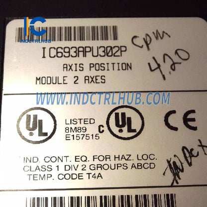 GE IC693APU302P Series 90-30 Axis Positioning Module