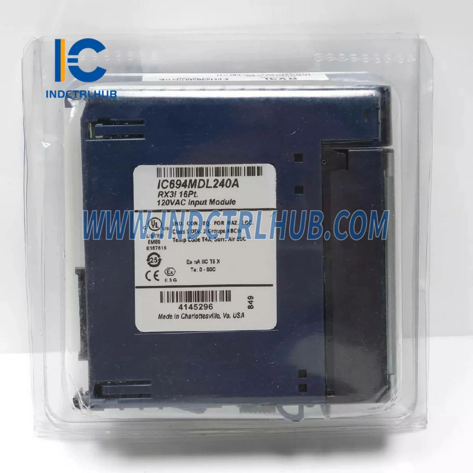General Electric IC694MDL240 GE PACSystems RX3i AC Voltage Input Module 16-Channel 120/240V New Original Ready to ship