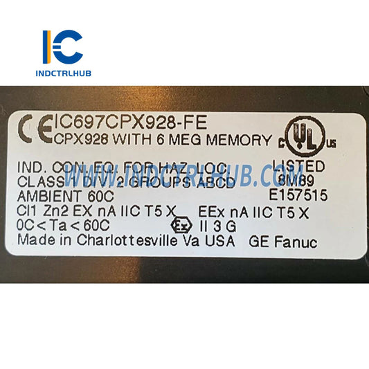 GE IC697CPX928-FE Merkezi İşlem Birimi (CPU) Modülü