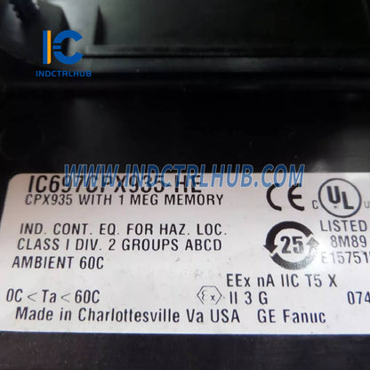 GE IC697CPX935-HE Central Processing Unit (CPU) Module