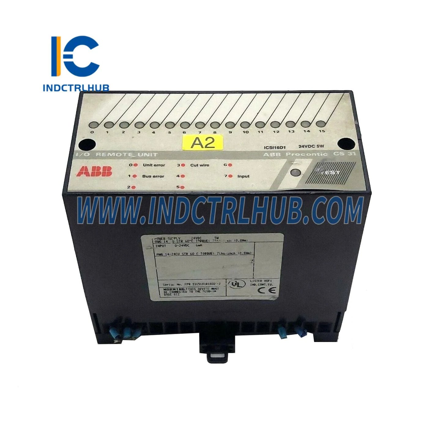 ICSI16D1 | ABB ikkilik kirish moduli