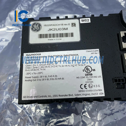 GE IS220PAOCH1B_S230SNAOH2A_Nalog Chiqish Moduli