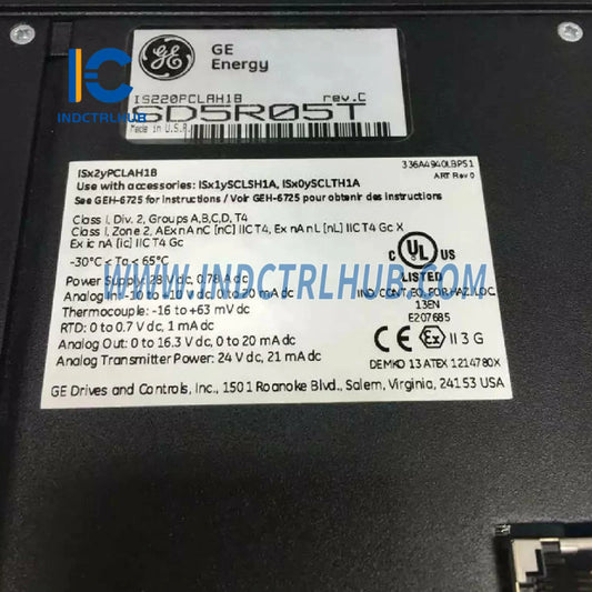 Modul I/O Analog GE IS220PCLAH1B | Kontrol Turbin Mark VIe