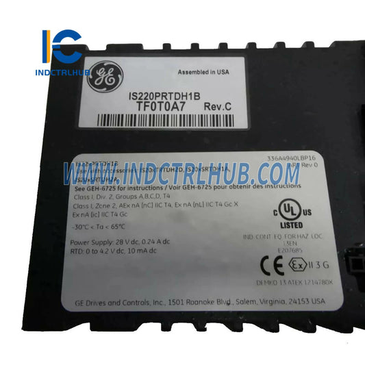 GE IS220PRTDH1B RTD-Eingangsmodul