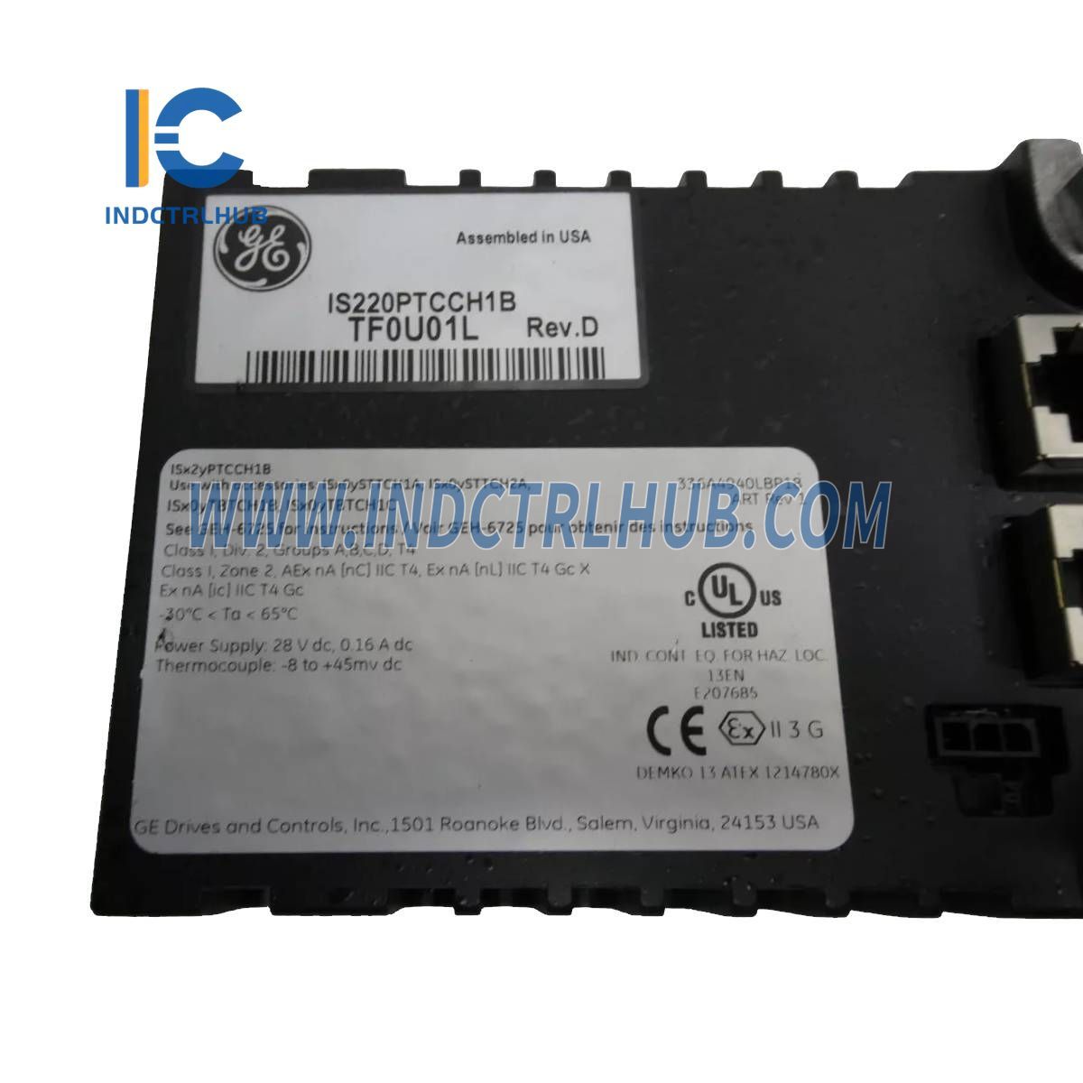 GE IS220PTCCH1B Thermocouple Input Module