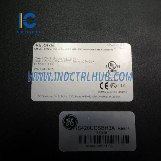 GE IS420UCSBH3A Módulo Controlador UCSB