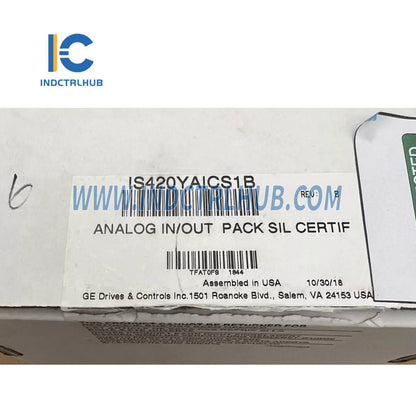 GE IS420YAICS1B Analog Input/Output Module
