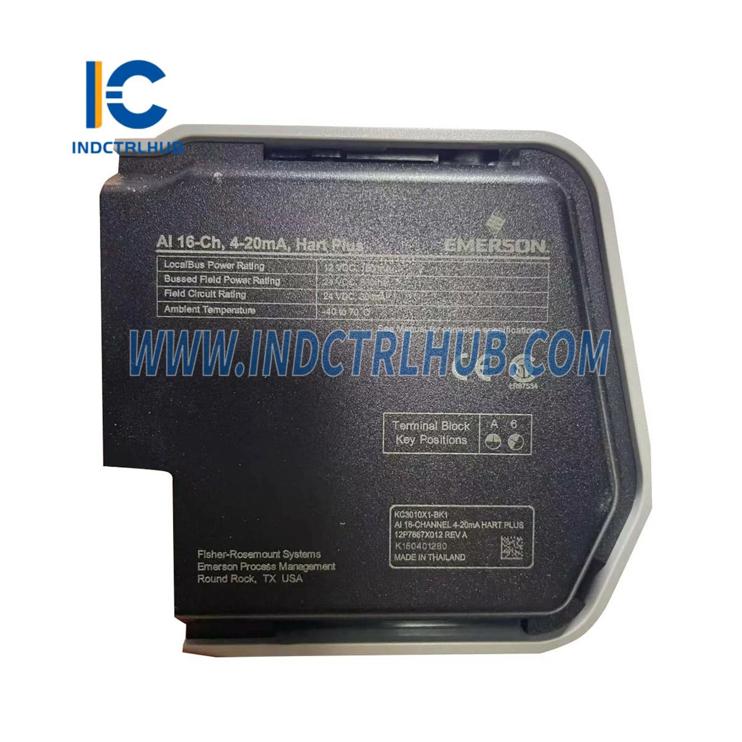 Emerson KC3010X1-BK1 16-Channel 4-20mA HART Plus AI Card