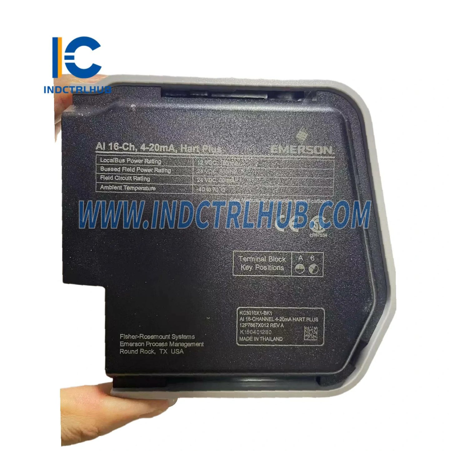 Emerson KC3010X1-BK1 | 16-канальный модуль аналогового входа | 4-20mA HART Plus