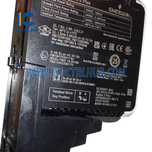 Emerson ‎‎KC3020X1-BA2 DO 32-Channel 24VDC High-Side Plus Card