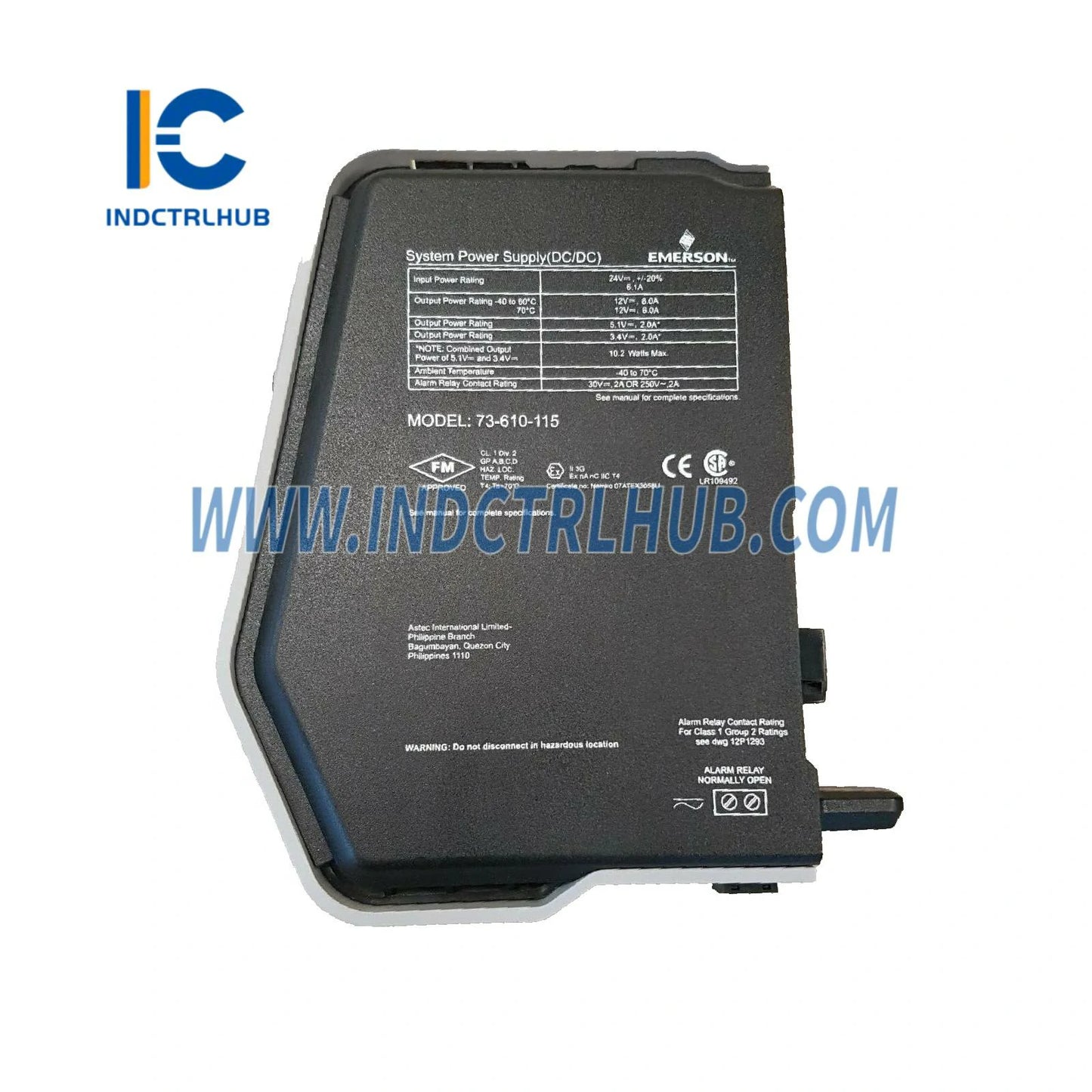 Emerson KJ1501X1-BK1 SE5009 DeltaV DC Power Supply Module New Original Ready to ship