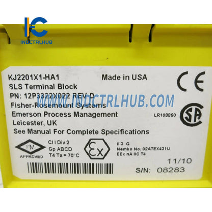 Emerson KJ2201X1-BA1 12P3162X122 SLS 1508 Logic Solver