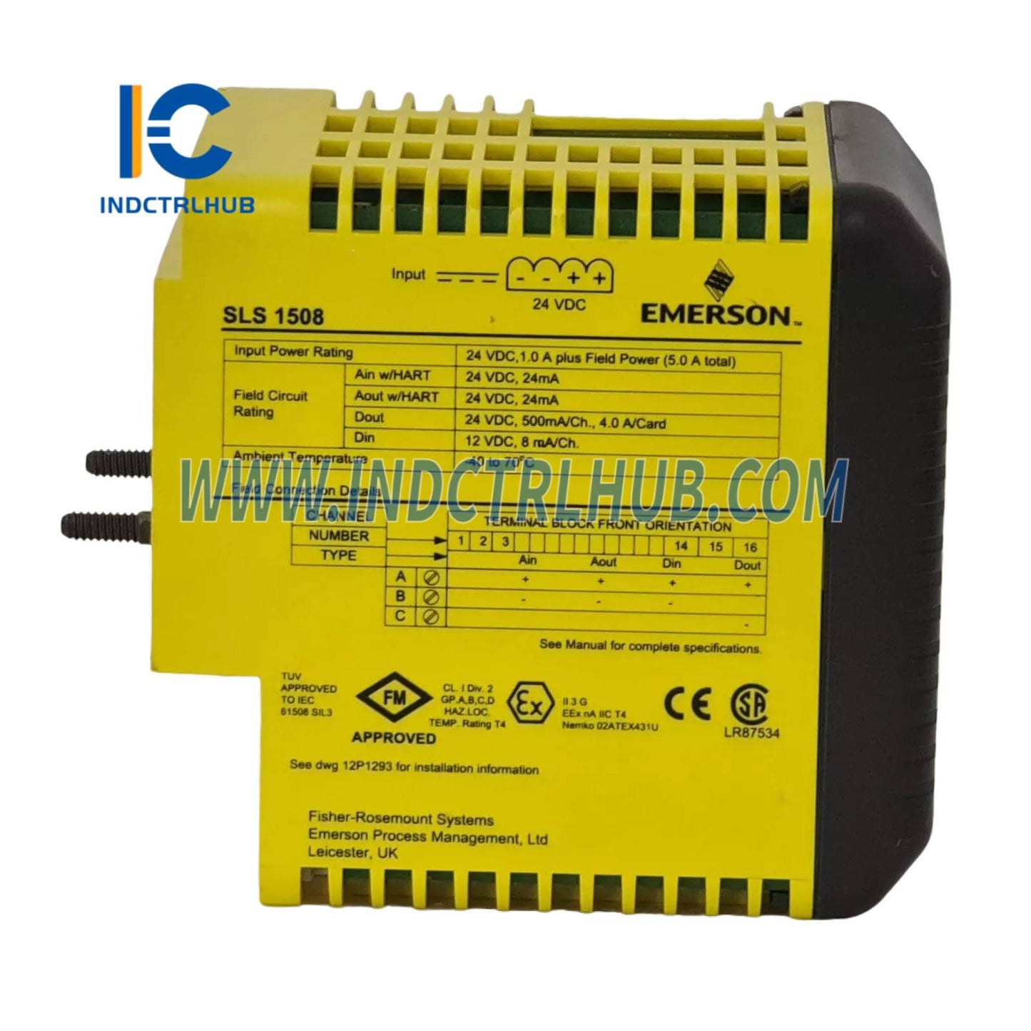 Emerson ‎‎KJ2201X1-BA1 SLS1508 SIS Logic Solver (SLS 1508)