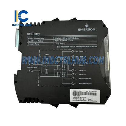 Emerson KJ2231X1-EA1 Safety Instrumented System (SIS) Relay Module