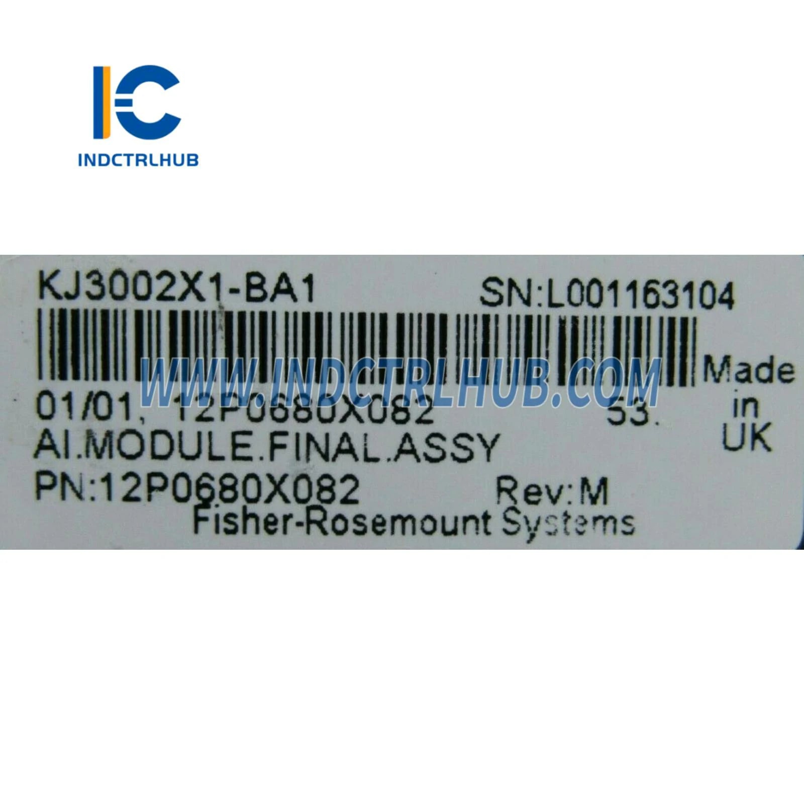 KJ3002X1-BA1 Emerson DeltaV Modul Output Digital 8-Kanal 24VDC