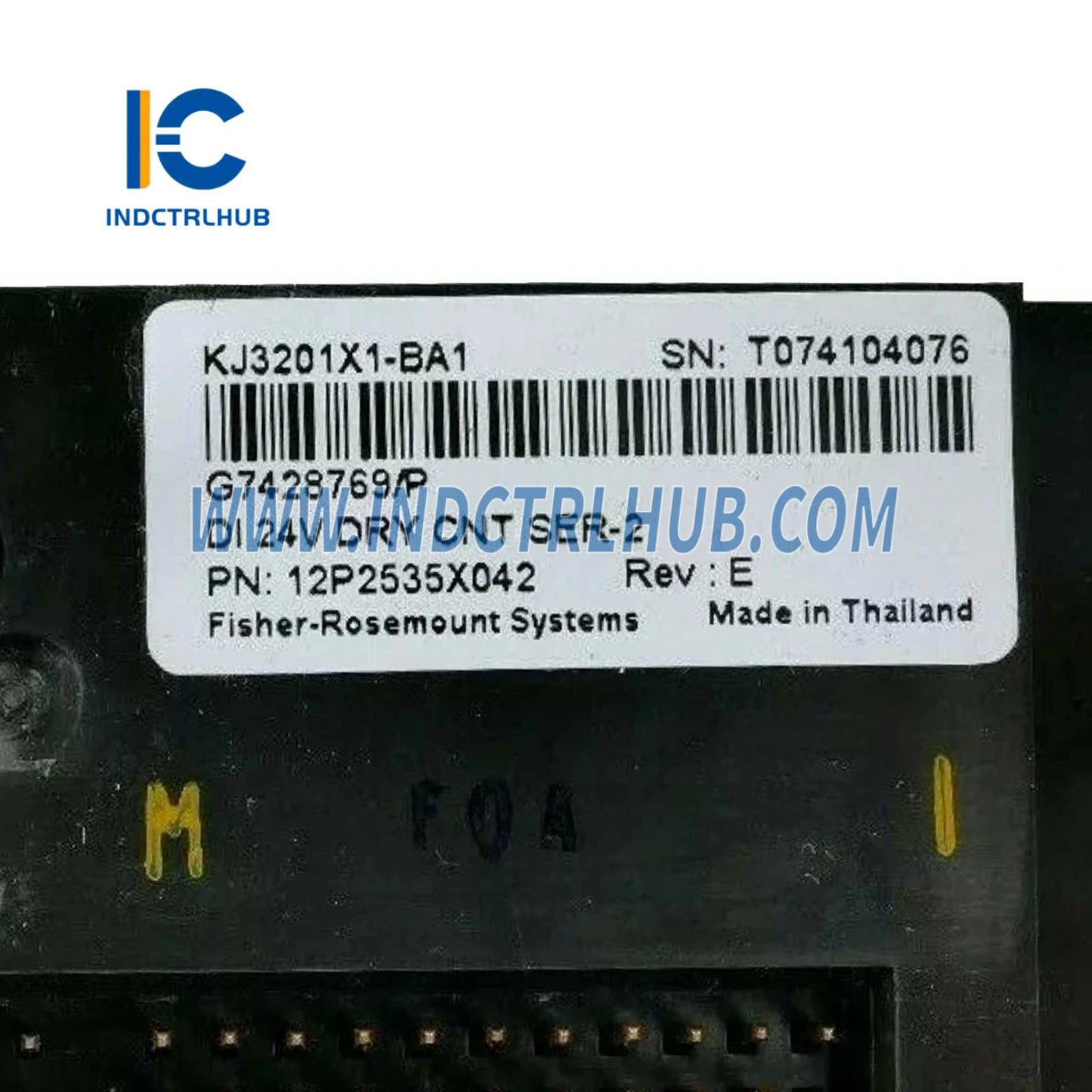 Emerson KJ3201X1-BA1 DeltaV Kuru Kontak Giriş Kartı | 12VDC 32 Kanallı
