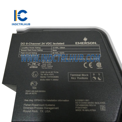 Emerson ‎‎KJ3208X1-BK1 S-Series DO 8-Channel 24 VDC Isolated Card