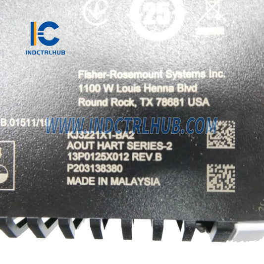 Emerson ‎‎KJ3221X1-BA2 AO 4-20mA HART 8-Channel Output Card