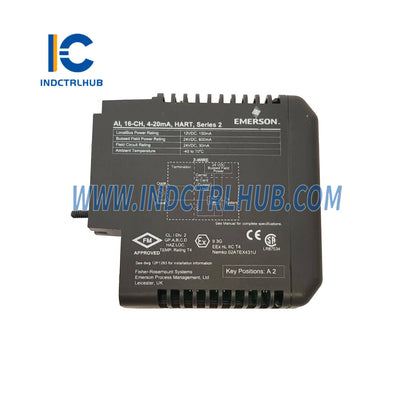 Emerson ‎‎KJ3223X1-BA1 12P2871X022 AI 16-Channel 4-20mA HART Input Card