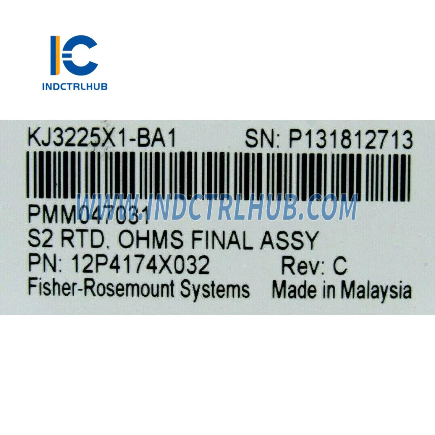 Emerson KJ3225X1-BA1 RTD/Resistance Input Card for DeltaV