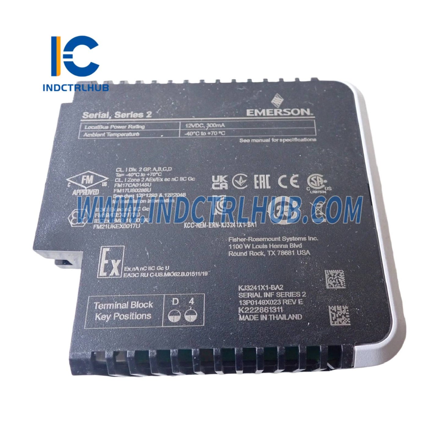 Emerson KJ3241X1-BA2 Serial Interface Card