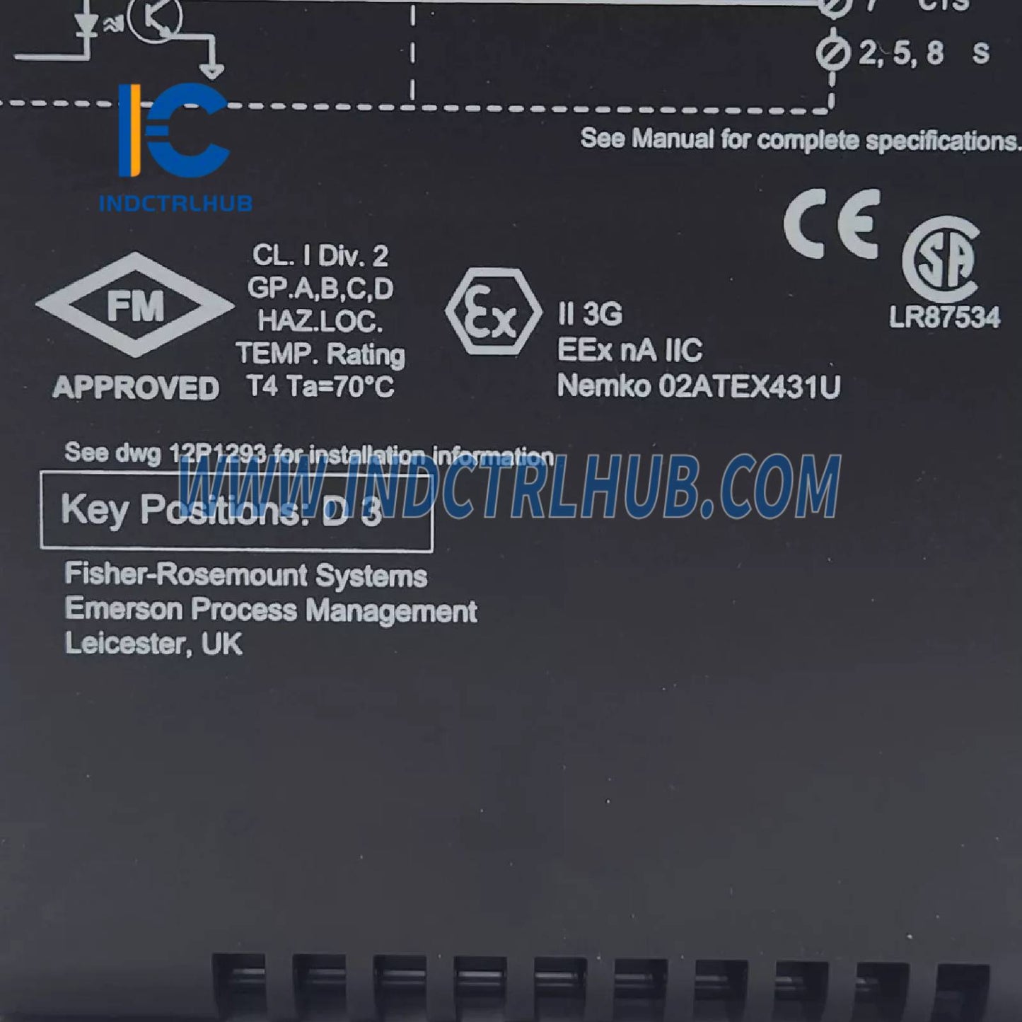 Emerson KJ3243X1-BB1 12P3994X052 Series 2 Plus Profibus DP Card