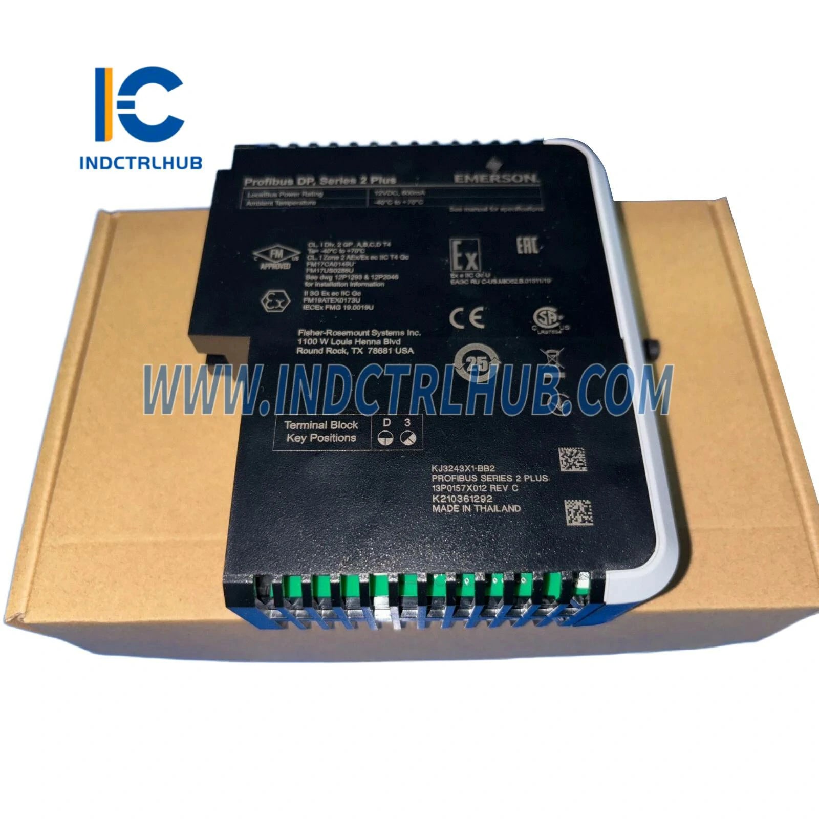 Emerson KJ3243X1-BB2 DeltaV Sistemi için Profibus DP Arayüz Kartı