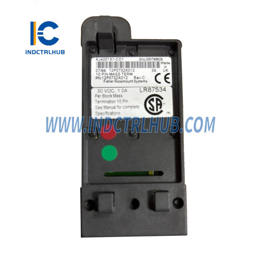 Emerson KJ4001X1-CD1 Mass Terminal Block – 10 Pin