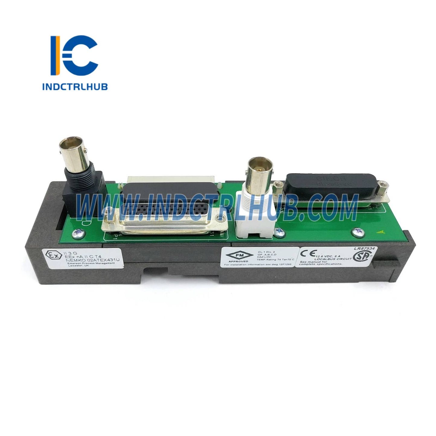 Emerson KJ4001X1-NA1 ABRES2T0200B توسعه‌دهنده کابل دوگانه راست LocalBus افقی