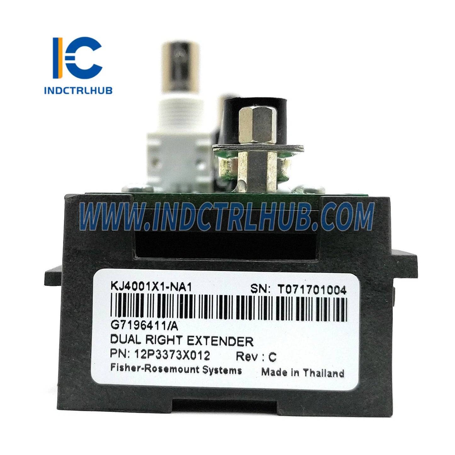 Emerson KJ4001X1-NA1 ABRES2T0200B توسعه‌دهنده کابل دوگانه راست LocalBus افقی