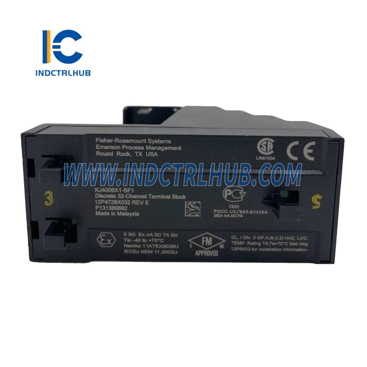 Emerson KJ4006X1-BF1 بلوک ترمینال گسسته 32 کاناله