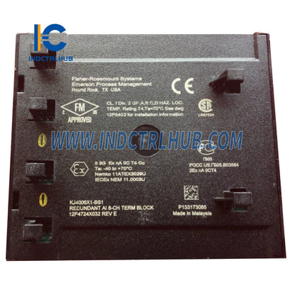 Emerson KJ4006X1-BS1 Khối đầu cuối AI 8 kênh dự phòng