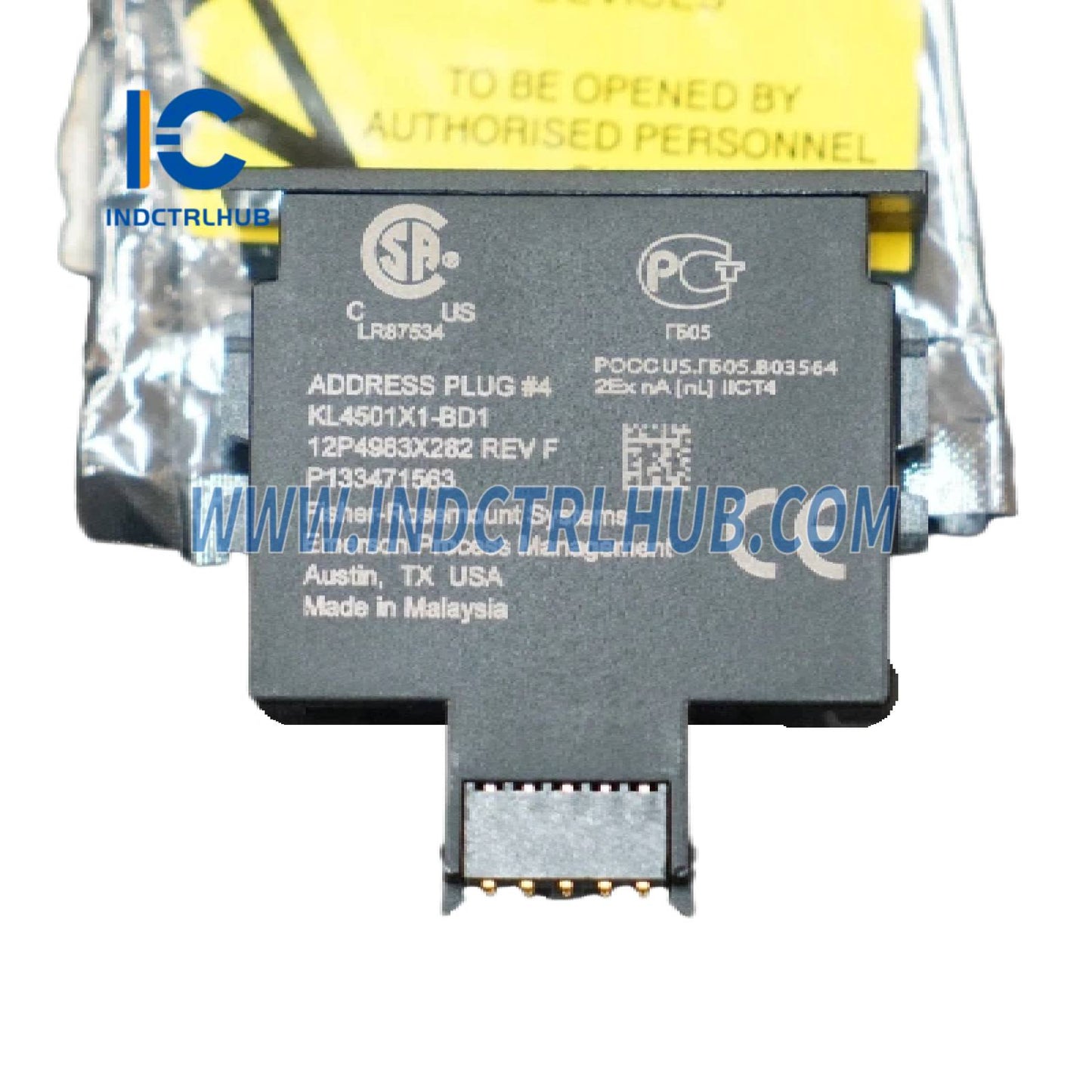 Emerson KL4501X1-BD1 CHARM Address Plug #4 3A